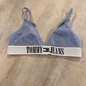 ♥️ Never Worn 🇺🇸 Y2K Tommy Hilfiger Baby Blue Cotton Bralette 🇺🇸90s Vintage 💙